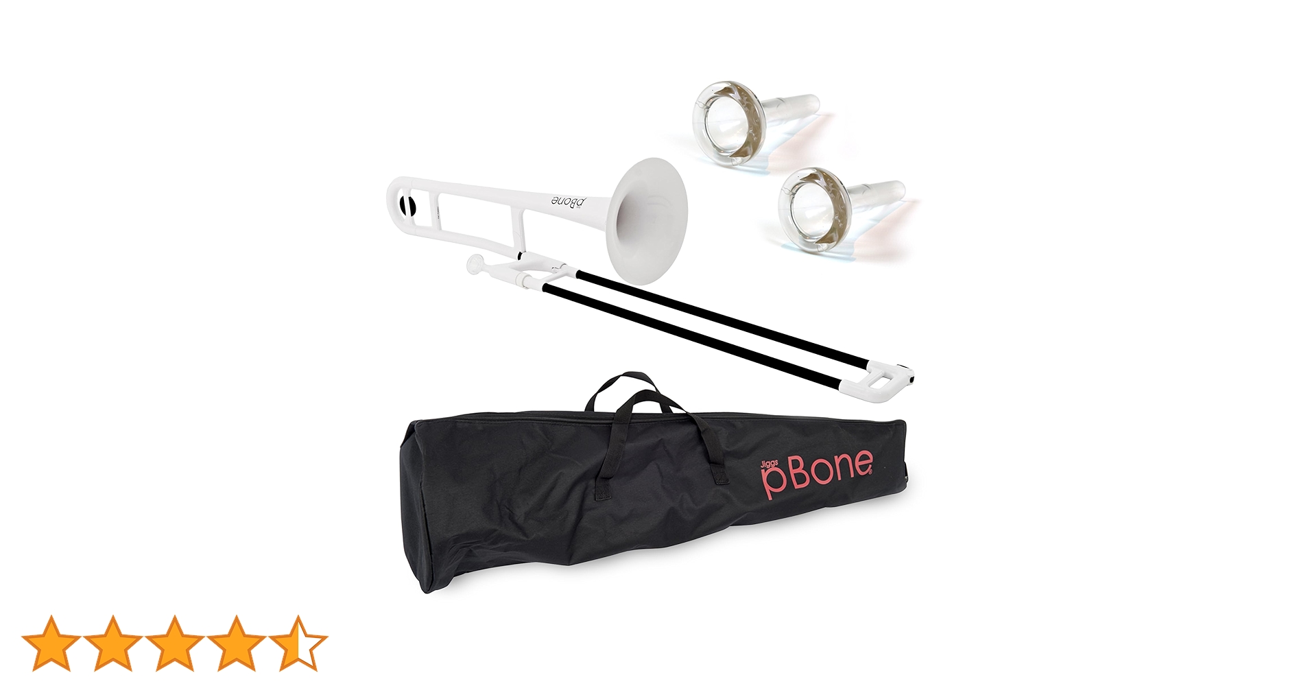 Amazon.co.jp: pBONE Plastic Trombone, whites : Musical